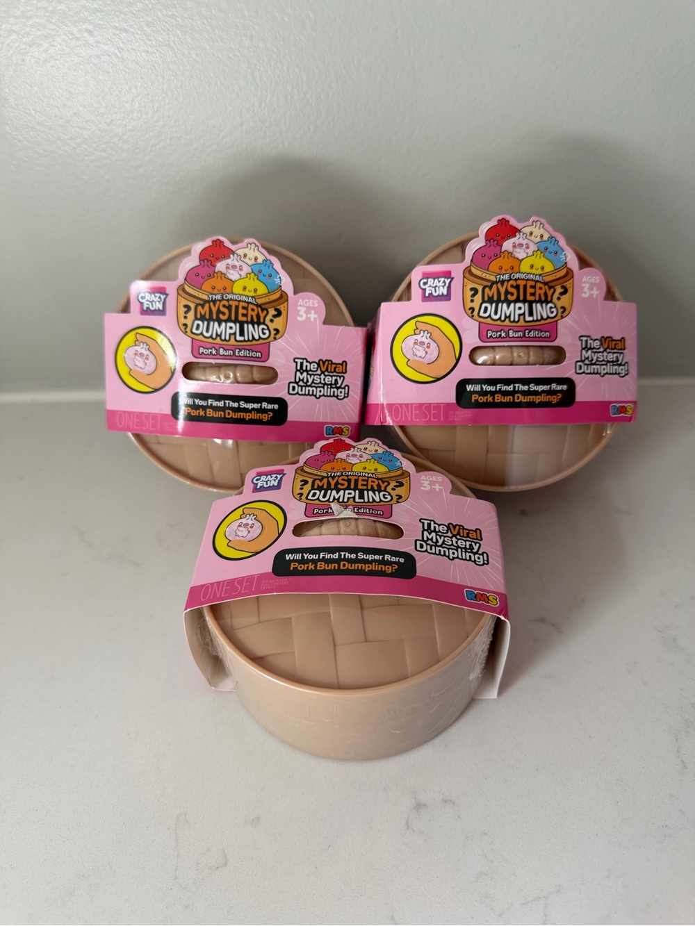 NEW 3X Mystery Dumplings Pork Bun Edition
